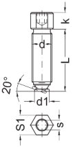 *** BALL PRESSURE SCREW WITH HEXAGON HEAD SPECIFICATIONS ***