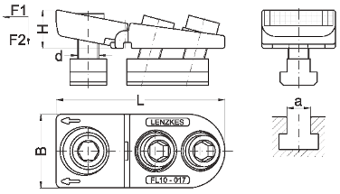 *** FL10 WITH LONG T-NUT SPECS ***